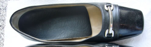 Carbon fibre orthotics for slip on shoe